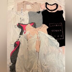 Bundle 9 workout/sleep tank tops